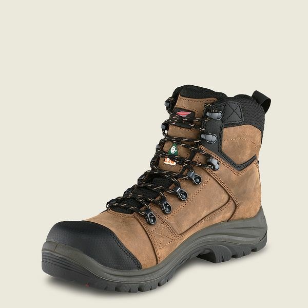 Black / Brown Red Wing Tradesman 6-inch Waterproof CSA Safety Toe Boot Men's Work Boots | US0000401