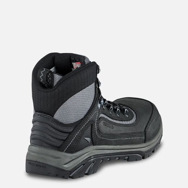Black / Grey Red Wing Tradeswoman 6-inch Waterproof CSA Hiker Women's Waterproof Shoes | US0000803