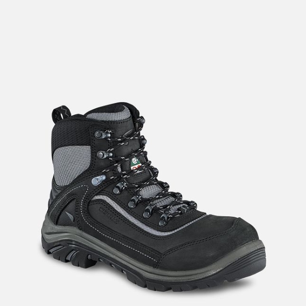 Black / Grey Red Wing Tradeswoman 6-inch Waterproof CSA Hiker Women\'s Waterproof Shoes | US0000803