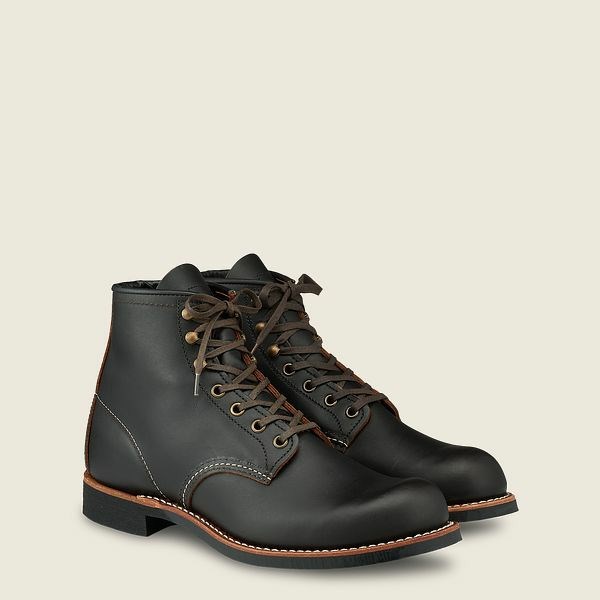 Black Red Wing Blacksmith 6-Inch Boot Men's Heritage Boots | US0000024