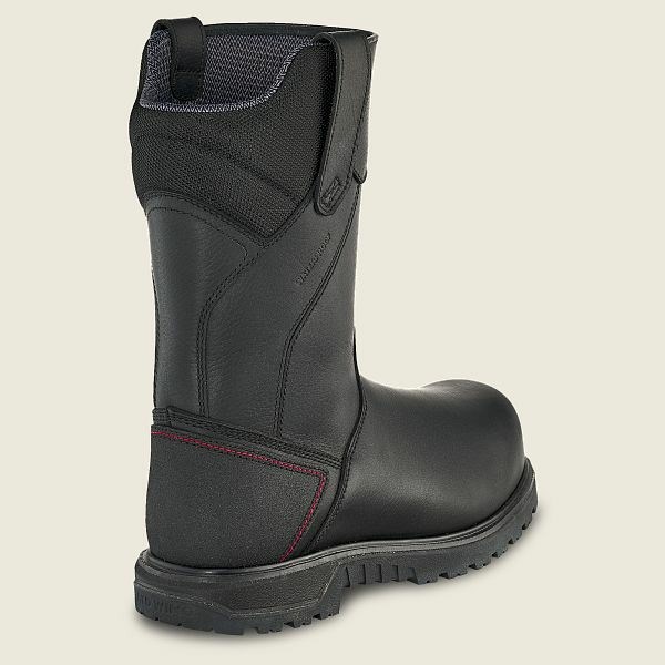 Black Red Wing Brnr XP 11-inch Waterproof, Insulated, CSA Safety Toe Pull-On Boot Men's Work Boots | US0000523