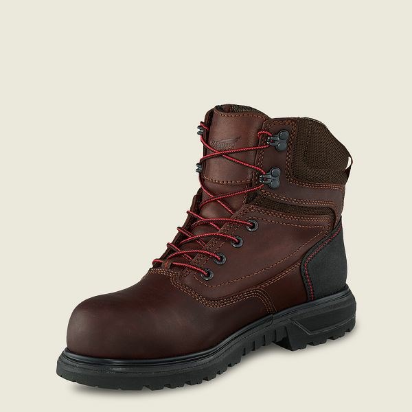 Black Red Wing Brnr XP 6-inch Waterproof Safety Toe Boot Women's Work Boots | US0000552