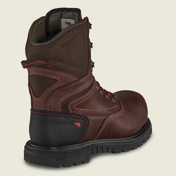 Black Red Wing Brnr XP 8-inch, CSA Safety Toe Boot Women's Waterproof Boots | US0000210