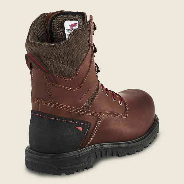 Black Red Wing Brnr XP 8-inch Waterproof CSA Men's Safety Toe Boots | US0000193