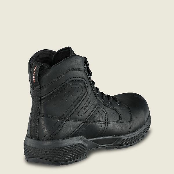 Black Red Wing Exos Lite 6-inch Waterproof Men's Safety Toe Boots | US0000168