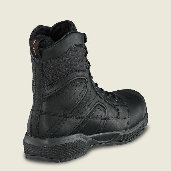 Black Red Wing Exos Lite 8-inch Waterproof, CSA Safety Toe Boot Men's Work Boots | US0000450