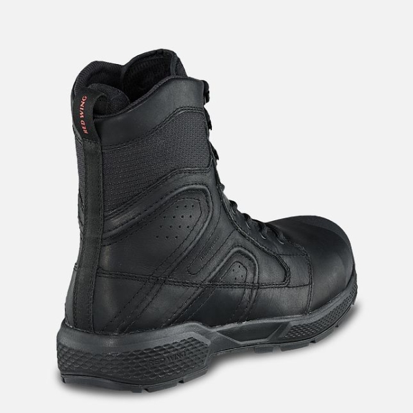 Black Red Wing Exos Lite 8-inch Waterproof CSA Men's Work Shoes | US0000812