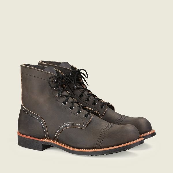 Black Red Wing Iron Ranger 6-Inch Boot Men's Heritage Boots | US0000014