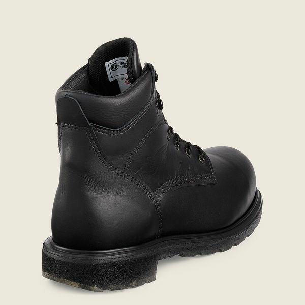 Black Red Wing SuperSole 2.0 6-inch CSA Men's Safety Toe Boots | US0000109