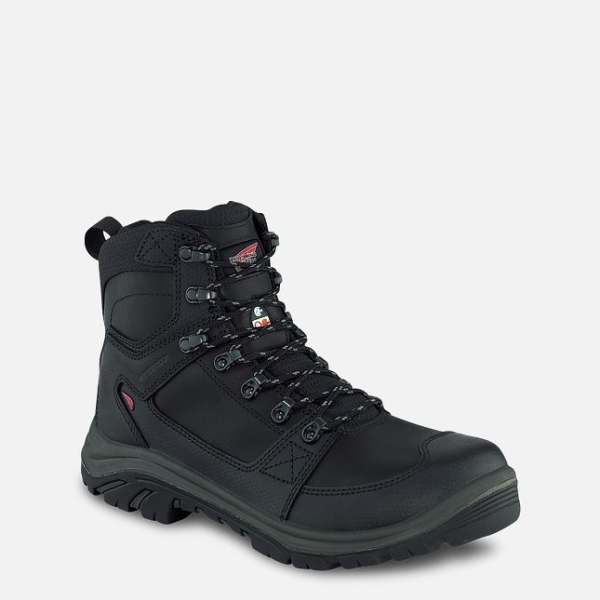 Black Red Wing Tradesman 6-inch Side-Zip, Waterproof CSA Men\'s Work Boots | US0000327