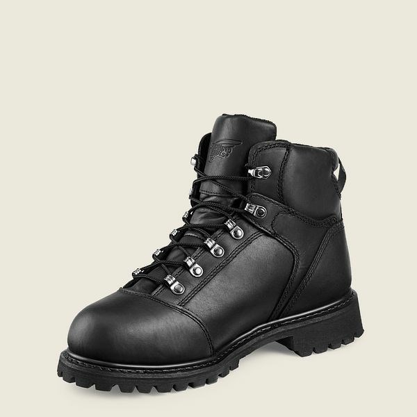 Black Red Wing TruWelt 6-inch Waterproof Boot Men's Safety Toe Boots | US0000097