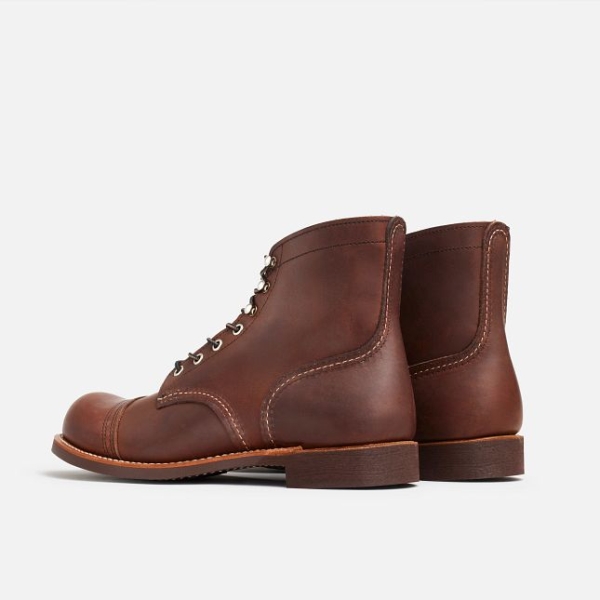 Brown Red Wing 6-Inch Harness Leather Men's Heritage Shoes | US0000554