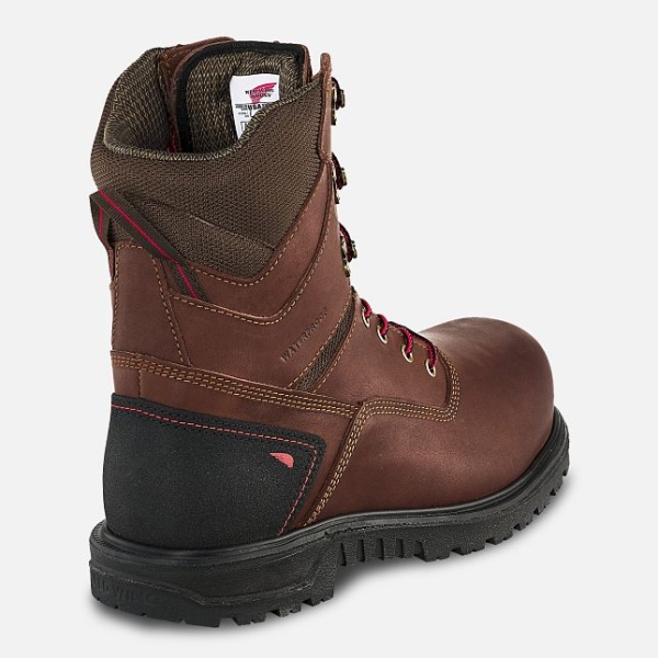 Brown Red Wing Brnr XP 8-inch Waterproof CSA Men's Work Boots | US0000355