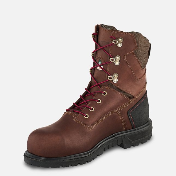 Brown Red Wing Brnr XP 8-inch Waterproof CSA Men's Work Shoes | US0000821