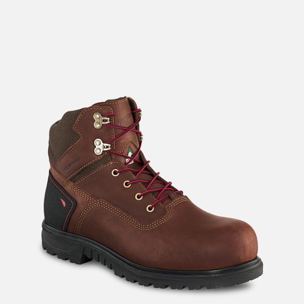 Brown Red Wing Brnr Xp 6-inch CSA Men\'s Waterproof Shoes | US0000736