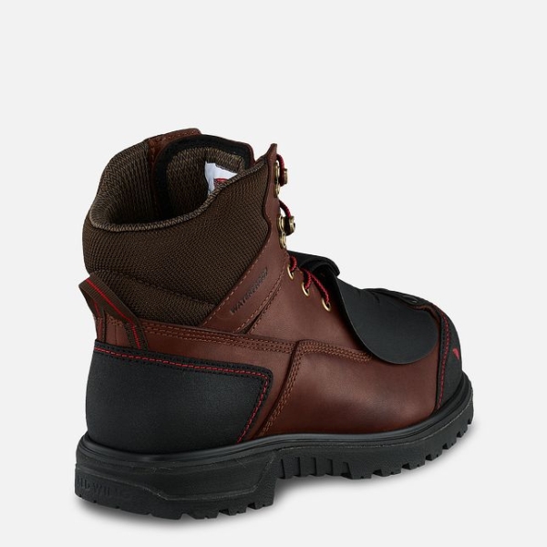 Brown Red Wing Brnr Xp 6-inch Metguard Men's Waterproof Shoes | US0000784