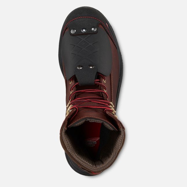 Brown Red Wing Brnr Xp 8-inch Waterproof Metguard Men's Safety Shoes | US0000594