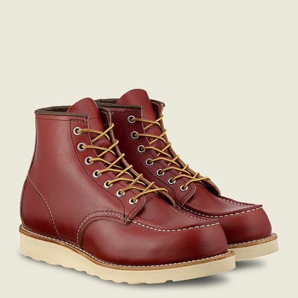 Brown Red Wing Classic Moc 6-inch boot Men's Heritage Boots | US0000018