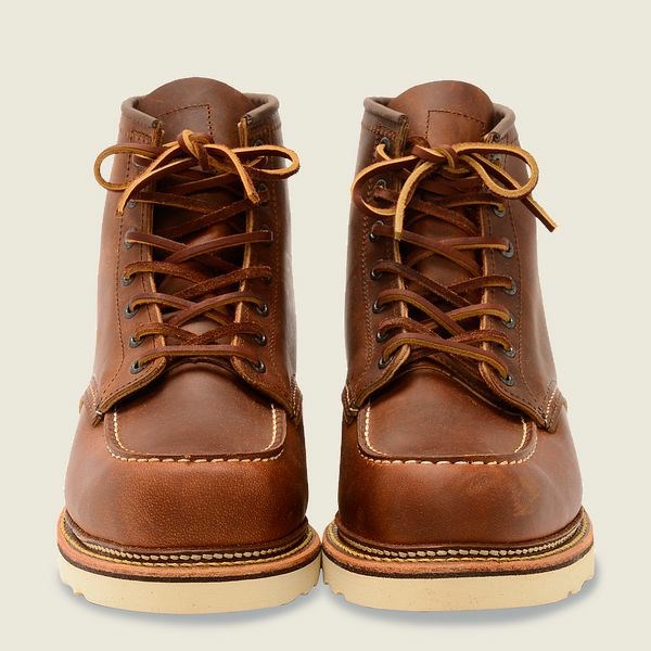 Brown Red Wing Classic Moc 6-inch boot Men's Heritage Boots | US0000021