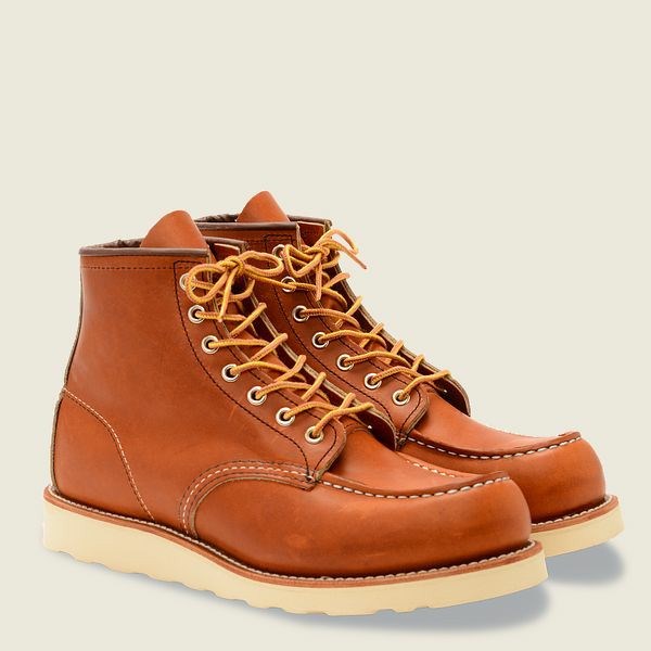 Brown Red Wing Classic Moc 6-inch boot Men's Heritage Boots | US0000022
