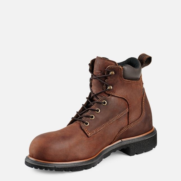 Brown Red Wing Dynaforce® 6-inch Waterproof Men's Work Boots | US0000254