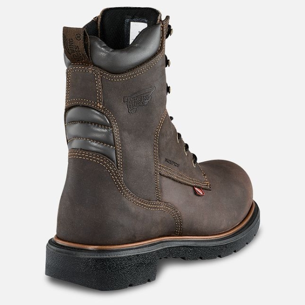 Brown Red Wing Dynaforce® 8-inch Insulated, Waterproof Men's Work Boots | US0000373