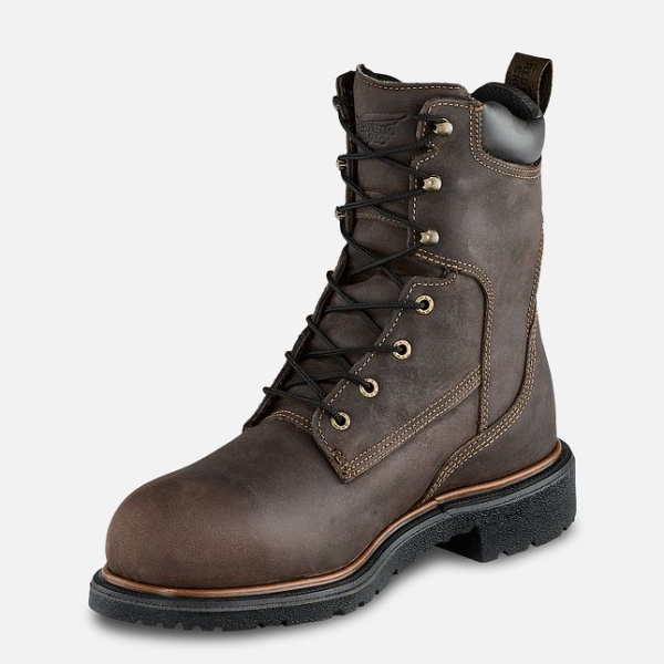 Brown Red Wing Dynaforce® 8-inch Insulated, Waterproof Men's Work Boots | US0000373