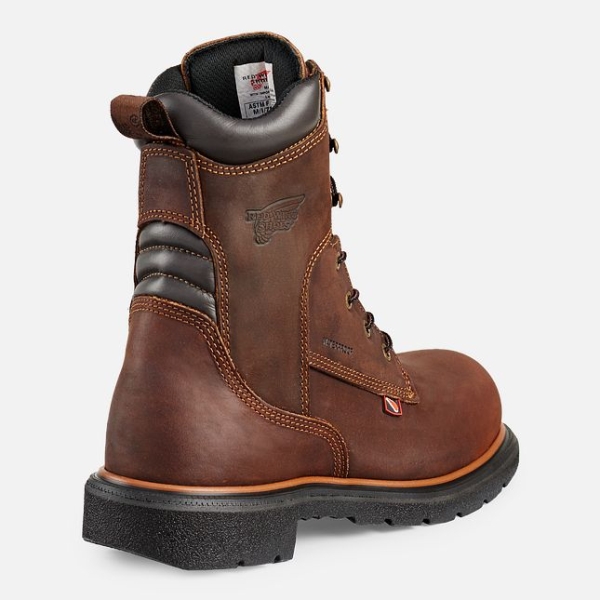 Brown Red Wing Dynaforce® 8-inch Waterproof Men's Work Boots | US0000239