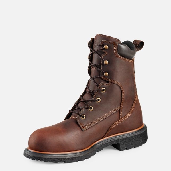 Brown Red Wing Dynaforce® 8-inch Waterproof Men's Work Boots | US0000239