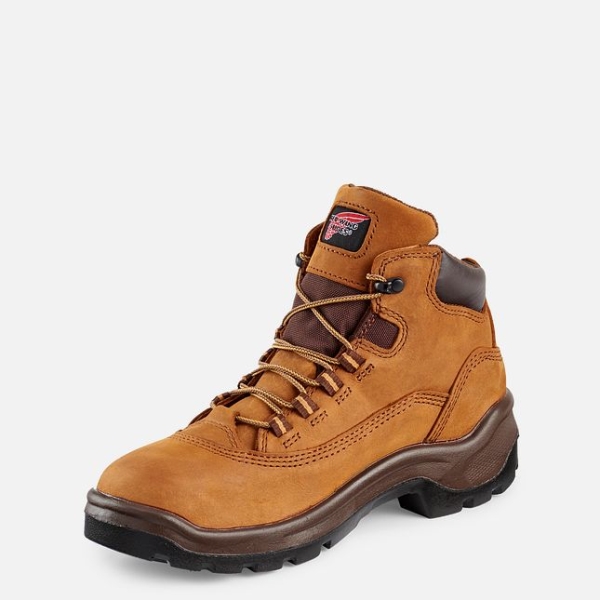 Brown Red Wing Flexbond 5-inch Waterproof Women's Safety Shoes | US0000693