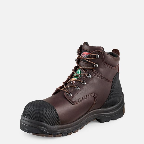 Brown Red Wing King Toe® 6-inch Waterproof CSA Men's Work Boots | US0000268