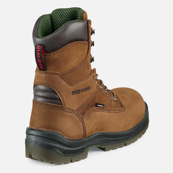 Brown Red Wing King Toe® 8-inch Insulated, Waterproof Men's Safety Shoes | US0000608
