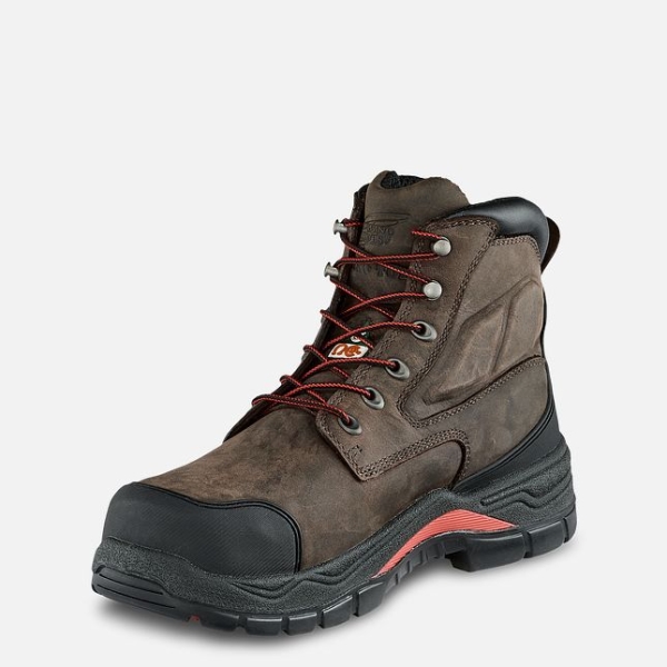 Brown Red Wing King Toe® Adc 6-inch Insulated, Waterproof CSA Men's Safety Shoes | US0000581