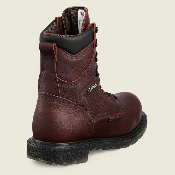 Brown Red Wing SuperSole 2.0 8-inch Insulated, Waterproof CSA Men's Safety Toe Boots | US0000114