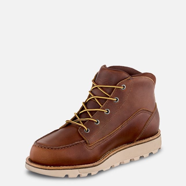 Brown Red Wing Traction Tred Lite Chukka Men's Waterproof Shoes | US0000767