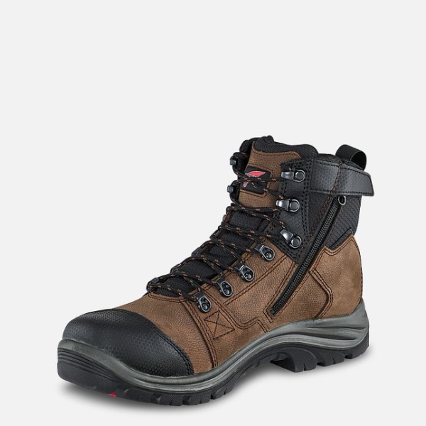 Brown Red Wing Tradesman 6-inch Waterproof Men's Work Boots | US0000241