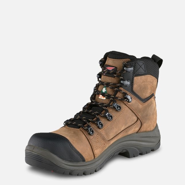 Brown Red Wing Tradesman 6-inch Waterproof CSA Men's Work Boots | US0000256