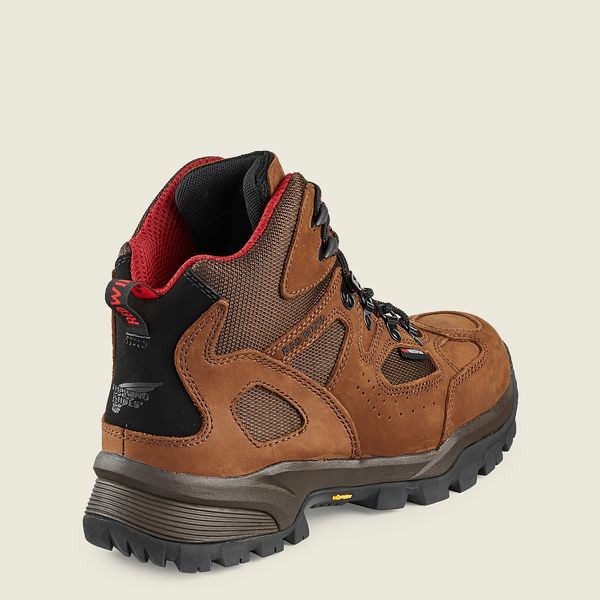 Brown Red Wing TruHiker 6-inch Waterproof Safety Toe Men's Hiking Boots | US0000086