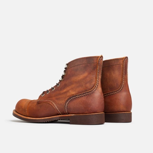 Copper Red Wing 6-Inch in Copper Rough & Tough Leather Men's Heritage Shoes | US0000555