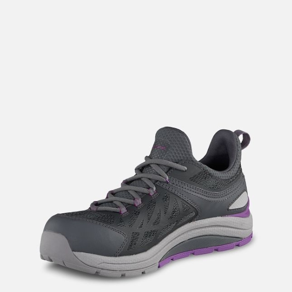 Grey / Purple Red Wing Cooltech™ Athletics Women's Safety Shoes | US0000687