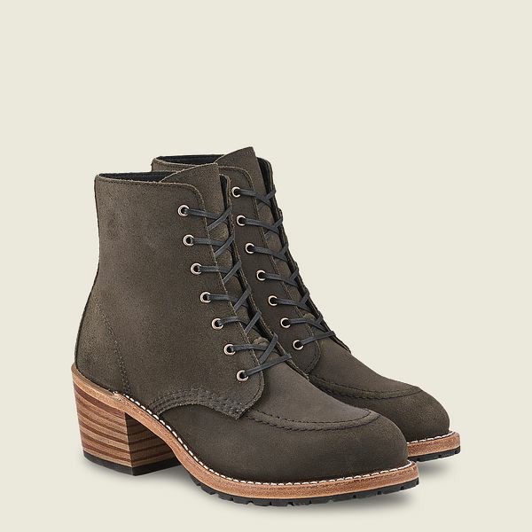 Grey Red Wing Clara Heeled Boot Women's Heritage Boots | US0000057