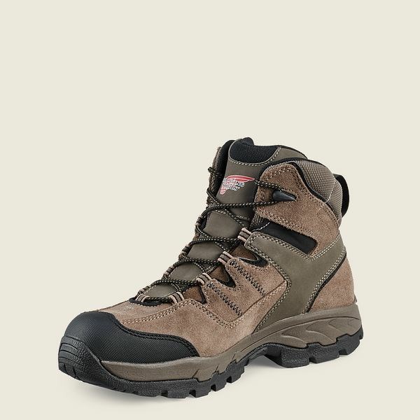 Grey Red Wing TruHiker 6-inch Waterproof Safety Toe Men's Hiking Boots | US0000079