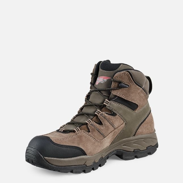 Grey Red Wing Truhiker 6-inch Waterproof Hiker Men's Safety Shoes | US0000647