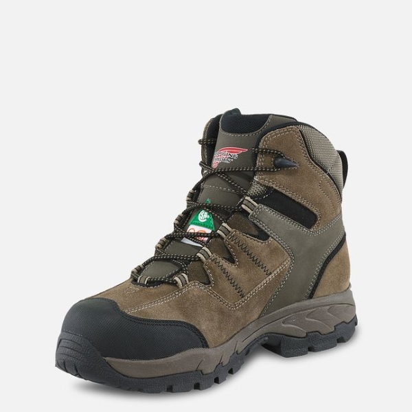 Grey Red Wing Truhiker 6-inch Waterproof CSA Hiker Men's Work Shoes | US0000815