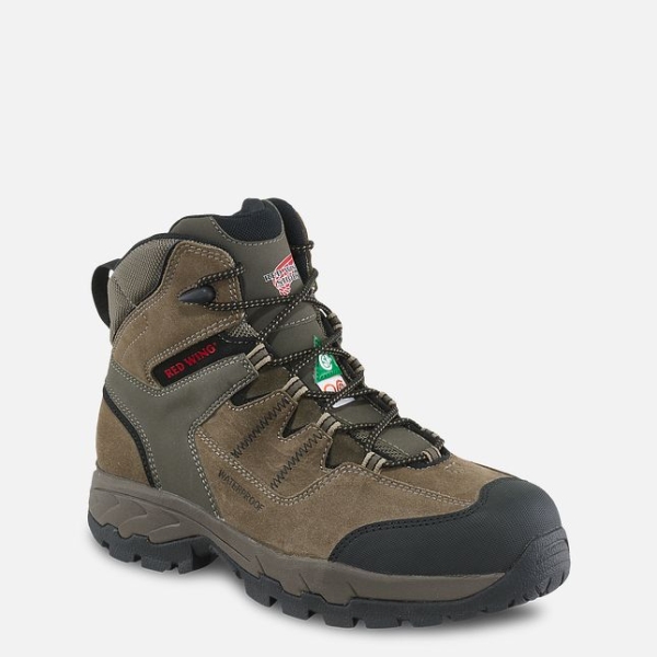 Grey Red Wing Truhiker 6-inch Waterproof CSA Hiker Men\'s Work Shoes | US0000815