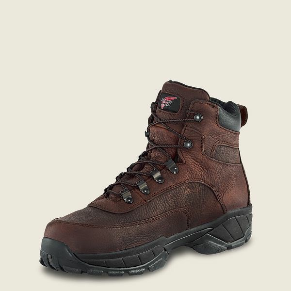 Red Red Wing TruHiker 6-inch Waterproof Soft Toe Men's Hiking Boots | US0000077