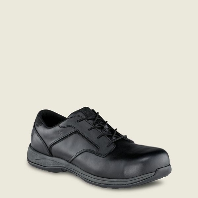 Black Red Wing ComfortPro Oxford Men's Safety Toe Boots | US0000183