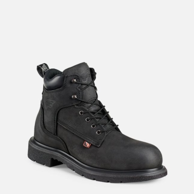 Black Red Wing Dynaforce® 6-inch Waterproof Men's Work Boots | US0000361