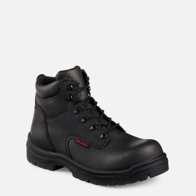 Black Red Wing King Toe® 6-inch Men's Safety Shoes | US0000646