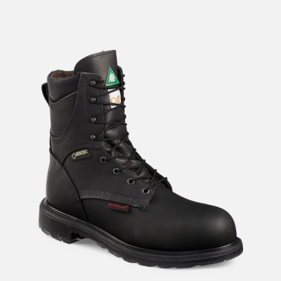 Black Red Wing Supersole® 2.0 8-inch Insulated, Waterproof CSA Men's Work Boots | US0000286